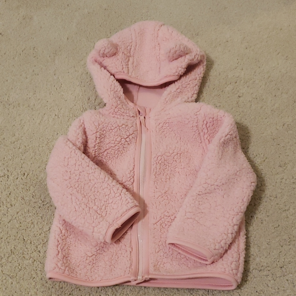 Pink Sherpa 12-18 Month Jacket